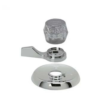 Brasscraft Mixet Deluxe Volume & Temperature Control Handles 5-1/2'' Flange Chrome Valve Not Included