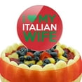 thumbnail image 5 of Acrylic I Love My Italian Wife Cake Topper Party Decoration for Wedding Anniversary Birthday Graduation, 5 of 6