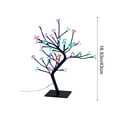 thumbnail image 2 of Tyidzon Cherry Blossom Lights 17" LED Adjustable Fake Plants with Remote Timer&16 Color-Changing Artificial Flowers Bonsai Tree for Tabletop Home Christmas Holiday Decor, 2 of 7
