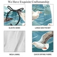 thumbnail image 4 of luoweisi Men's Beach Shorts Quick Dry Swim Trunks with Mesh Lining Seagull M, 4 of 5