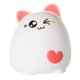 thumbnail image 1 of Gato De Dibujos Animados Luz Nocturna De Silicona Suave Y Linda Carga Usb Pat Light Interruptor De Control Táctil Luz Led Atmósfera Lámpara De Mesa Con Múltiples Luces Para El Dormitorio Guardurnaity HA018941-00, 1 of 6