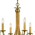 thumbnail image 6 of Bridgehampton 6 Light Swarovski Crystal Gold Chandelier, 6 of 10