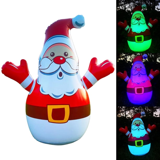 Control Remoto Navidad Santa Decoraciones Soporte LED Cgtredaw 80 Cm