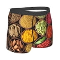 thumbnail image 3 of Disketp Spices And Herbs Men'S Boxer Briefs,Soft And Breathable Cotton Underwear With Comfortflex Waistband, 3 of 9