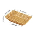 thumbnail image 3 of SLYNSHome Wicker Bread Basket Woven Serving Basket 11.8 inch Tabletop Food Serving Basket for Restaurant,Hotel Serving,Fruits,Vegetables and Snacks, 3 of 6