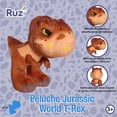 thumbnail image 4 of Peluche Plush Ruz Universal (T-Rex! 26 cm Café), 4 of 5
