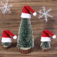 thumbnail image 4 of Mini Christmas Cutlery Holder Wine Bottle Cover Santa Hats Tableware Bags Knife Fork Pocket Xmas Party Dinner Table Decoration, 4 of 4
