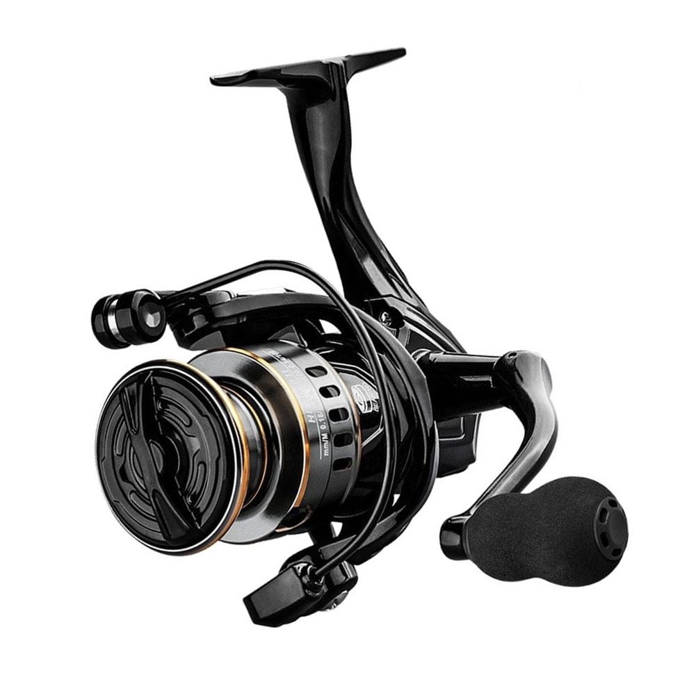 Mosiee Fishing Reel Spinnings Full Metal 10Kg Brake Carp 5+1Bb Freshwater Saltwater 2-He-Eva-7000