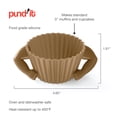 thumbnail image 5 of Pund'it Stud Muffins, Set of 4 Standard Size Muffin and Cupcake Wrappers, Premium Food Safe Silicone Bake Cups, 5 of 8