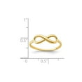 thumbnail image 4 of Gem & Harmony 14K Yellow Gold Polished Infinity Ring (size 7) for Women, 4 of 6