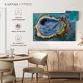 thumbnail image 5 of Elephant Stock Oyster Two Wall Art - Horizontal Canvas Wall Art - Hallway Wall Decor - Animal Canvas - Blue And Beige Decor By Jeanette Vertentes - 24" x 16", 5 of 8