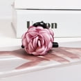 thumbnail image 4 of Xinwanna Women Hair Claw Double-sided Rose Flower Decor Anti-slip Teeth Hair Clip Back Head Shark Hair Grip Hair Decoration (Pink), 4 of 13