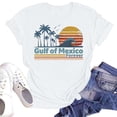thumbnail image 1 of Mexico Shirts for Women: Gulf of Mexico Chic White 2XL, 1 of 4