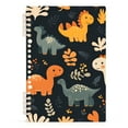 thumbnail image 7 of FORMRS 1-Subject Spiral Notebook 8" x 5" College Ruled 60 Refillable Sheet A5 Hard Cover, 2 Pack, Cartoon Dinosaur, 7 of 7