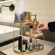thumbnail image 5 of Bandeja para cosméticos de baño, estante de 3 niveles, estante de pie para loción, perfume, maquillaje Marmoleado A, 5 of 9