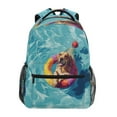 thumbnail image 4 of DIXRUYEE Backpack Schoolbag Playful Pooltime Pattern 15L/18L 2-SIZE, 4 of 8