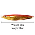 thumbnail image 2 of Señuelos Jigbaits de simulación láser 8g 11.0cm cebo de pesca artificial (amarillo) Sywqhk Alta Calidad, 2 of 6