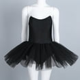 thumbnail image 6 of ZDHoor Women's Swan Lake Camisole Ballet Dance Dress Sequined Flower Tutu Ballerina Costume Leotard Black-A M, 6 of 7