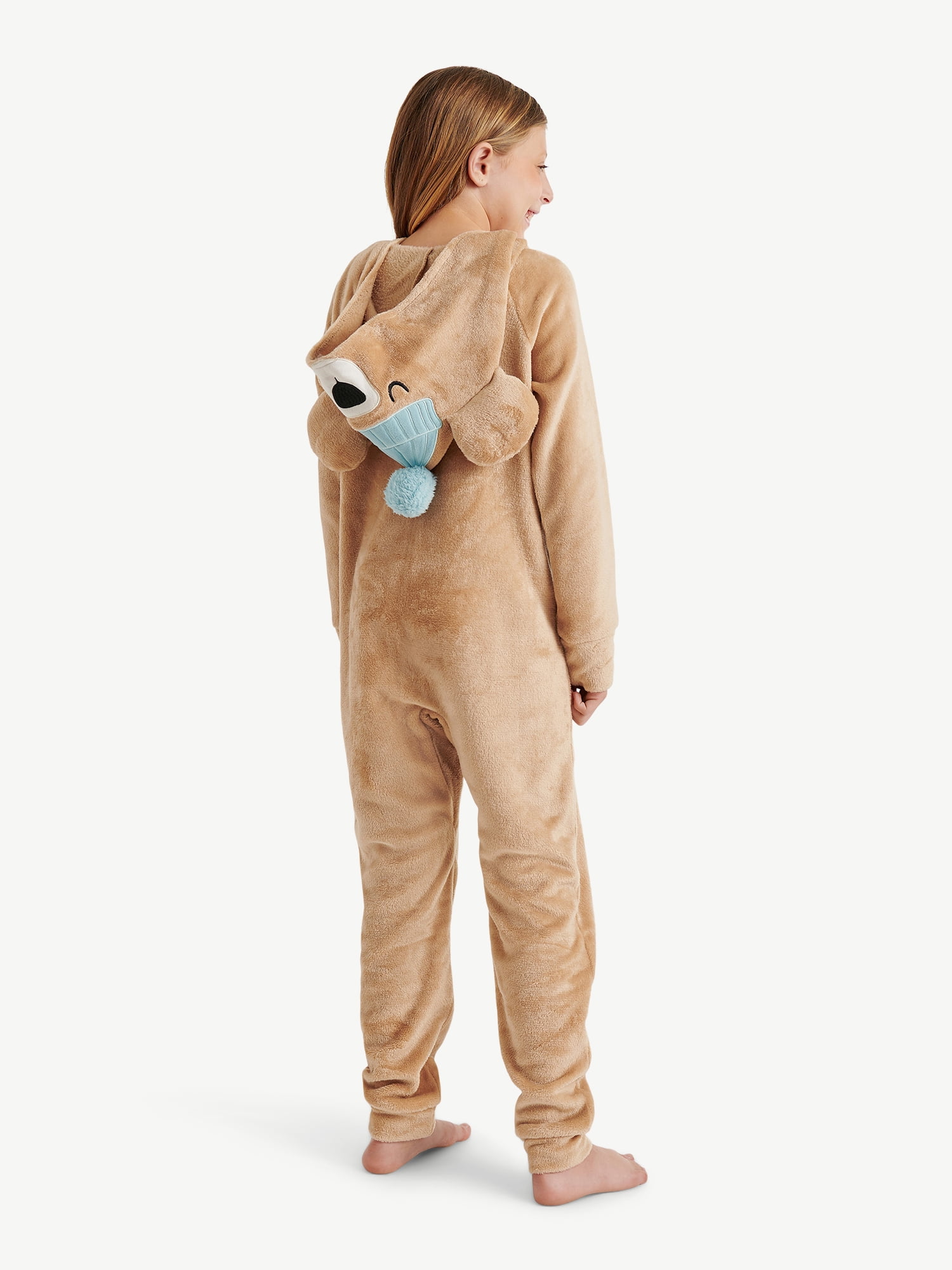 Justice Girls Long Sleeve Blanket Sleeper, One-Piece, Sizes 4-18