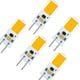 thumbnail image 1 of LED Light Bulb G6.35 GY6.35 LED 2W 12V High Brightness Equivalent 20 Watt Halogen Lamp Warm White 3000K(5-Packs), 1 of 5