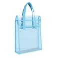 thumbnail image 1 of Carpeta de plástico transparente expandible con cierre a presión, impermeable, tamaño carta A4, bolsa portátil para documentos, para oficina y escuela., 1 of 8