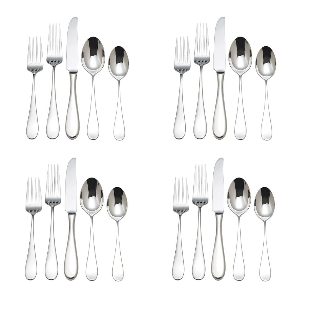 Reed & Barton Andover Pearl 18/10 Stainless Steel 65pc. Flatware