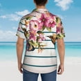 thumbnail image 6 of Balery Men'S Summer Hawaiian Shirts Short-Sleeve Design Name Printed Casual Shirts - Size Name, 6 of 9