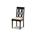 thumbnail image 2 of Baxton Studio Mona Modern and Contemporary Sand Fabric Upholstered and Dark Brown Finished Wood 5-Piece Dining Set, 2 of 5
