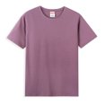 thumbnail image 1 of Men's Short-Sleeve Crewneck 100% Organic Cotton T-Shirt - Purple, 1 of 1