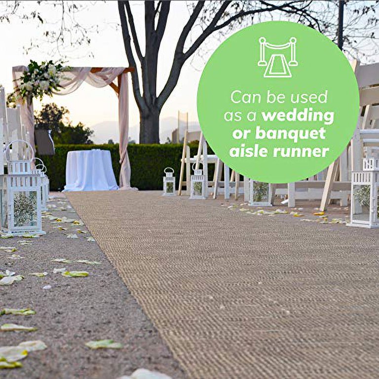 40 Feet - 40 Inch Width Burlap Aisle Runner - $50.00 : Your Fabric