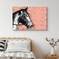 thumbnail image 1 of PixonSign Canvas Print Wall Art Graphic Comic Book Horse Animals Wilderness Illustrations Pop Art Rustic Portrait Expressive Multicolor Ultra for Living Room, Bedroom, Office - 12"x18", 1 of 5