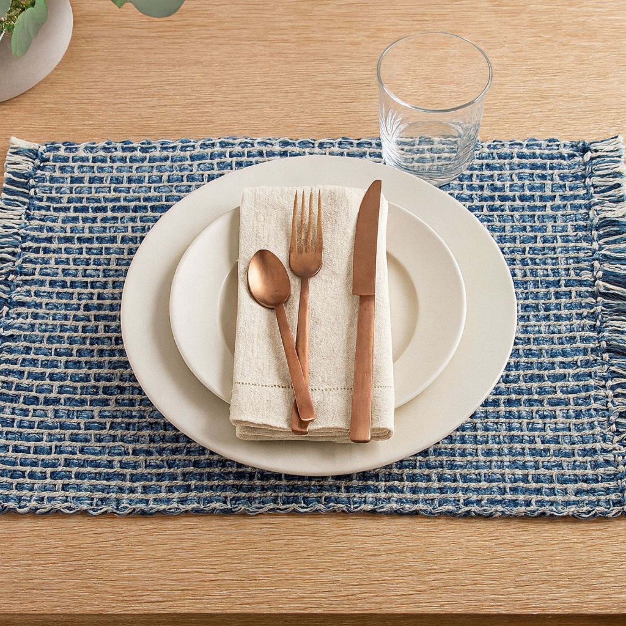 Park Designs Denim Tweed Placemat Set of 4