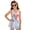 Cartoon Pink Axolotl with Galaxy Gradient Background, variant on Uourmeti Cartoon Koala & Floral Print Skirted One Piece Swimsuit for Girls - Quick Dry Stretch Swim Dress, Perfect for Beach & Pool Vacations