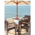 thumbnail image 2 of Outdoor Tablecloth with Umbrella Hole and Zipper, Red Christmas Square Table Cloth 54x54 Inch Waterproof Tablecloth, Gnomes Xmas Tree Snowflake Gifts Winter Picnic Table Cover for Patio Camping, 2 of 7