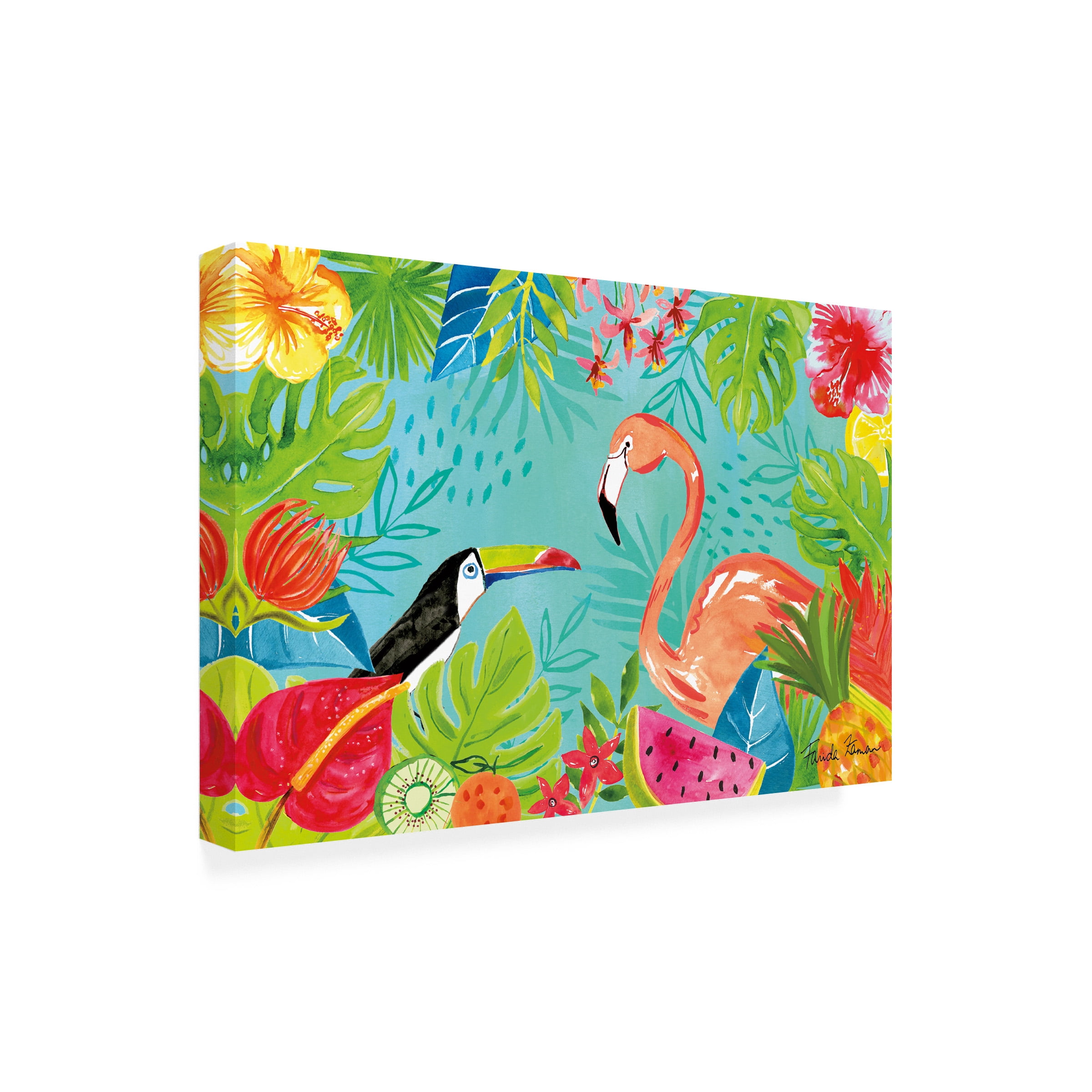 Farida Zaman 'Tutti Frutti III' Canvas Art