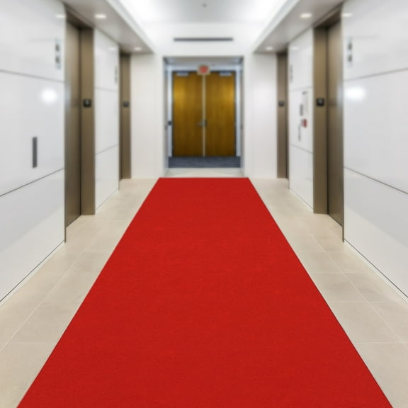 33ft Non-slip Red Carpet Runner Hollywood Birthday Party Decoration Runway Rug for Vip Entrances, Hotel Lobbies, Major Events, Office