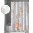 thumbnail image 3 of Shower Curtain, Ocean Seahorse Coral Starfish Waterproof Shower Curtain Set with Hooks for Bathroom Showers,Stalls and Bathtubs,36x72In Abstract Marine Life, 3 of 9