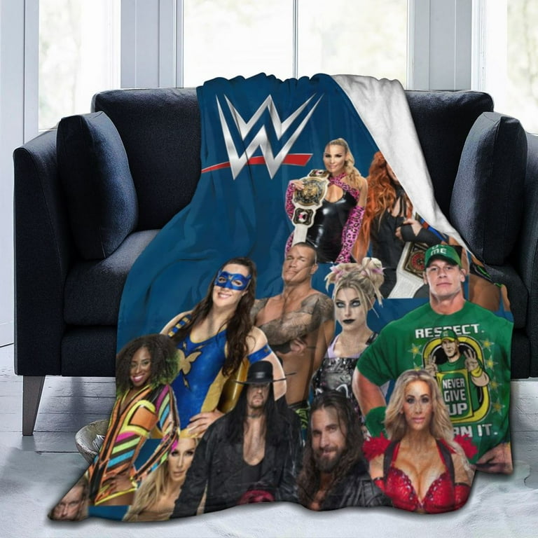 WWE World Wrestling Entertainment Blanket Fuzzy Plush Bed Blanket Cozy Fluffy Air Condition Quilt For Adults Kids Walmart
