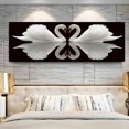 thumbnail image 2 of Pósteres e impresiones de One Piece Swans Love, pintura en lienzo de animales, arte de pared para sala de estar, dormitorio, decoración moderna del hogar sin marco, 2 of 5