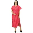 thumbnail image 6 of Bimba Cotton Kaftan Hospital Delivery Gown, Nursing Moms Caftan Night Gown, 6 of 6