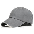 thumbnail image 1 of Gorra de béisbol para padres e hijos, nueva gorra de béisbol informal con costuras ligeras de mezclilla lavada, 1 of 6