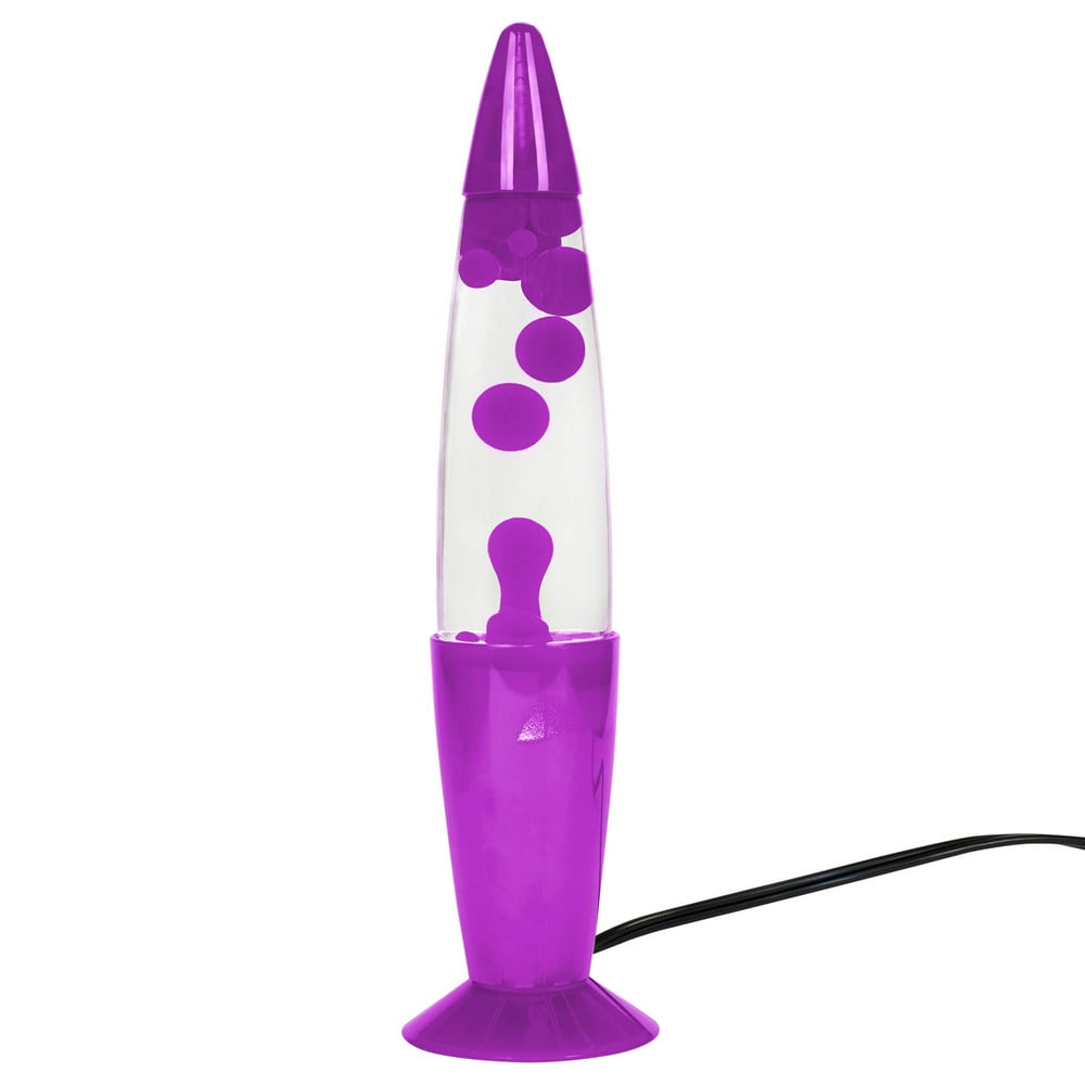 My Groovy Light 13.5 Inch Tabletop Lava Lamp Purple
