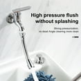 thumbnail image 3 of Visland Kitchen Faucet Extender Stainless Steel Foldable Lengthy Design Vegetable Dish Washing Sprayer Extended Pipe, 3 of 7