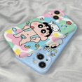 thumbnail image 2 of Funda de teléfono Kawaii Crayon Shin-Chan para Iphone 15/14/13/12 Pro Max, Protector de teléfono de Anime de dibujos animados, accesorios de carcasa dura, juguete de regalo, 2 of 4