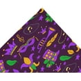 thumbnail image 4 of Mardi Gras Purple Tapestry Wall Hanging Tapestries Happy Colorful Hippie Psychedelic Art Polyester Carpet Wall Decorative for Living Room Bedroom 60x51inch, 4 of 7