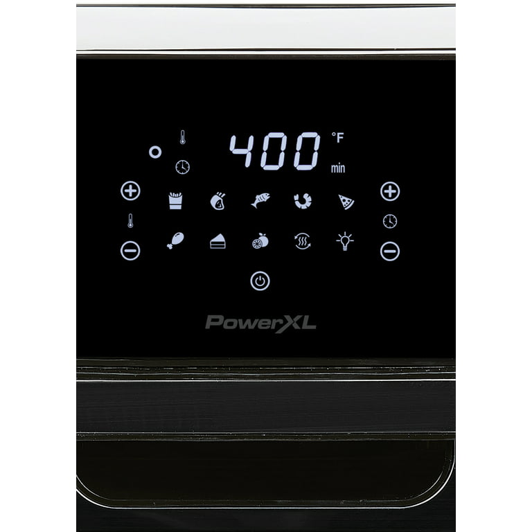 PowerXL Air Fryer Home Pro, 12 Quart, Black Stainless Steel, 1700 Watts 