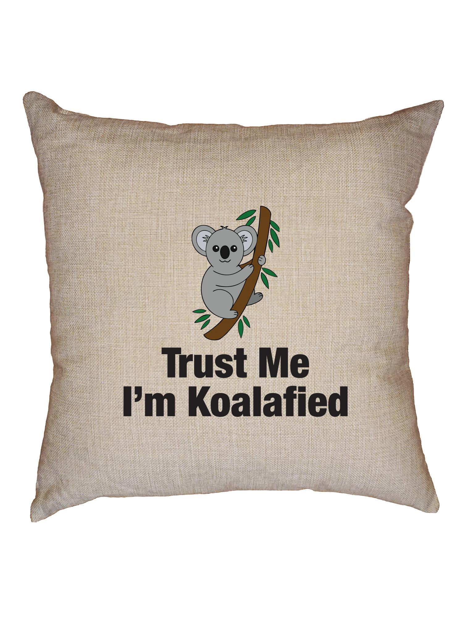 Stitched Koala Decorative Pillow