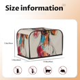 thumbnail image 5 of Fotbe Colorful Dachshund Art for Two Slice Toaster Cover, Fingerprint Protector, Super Soft Appliance Cover And Dust Cover,Bread Dust Cover & Fingerprint Protection, 5 of 7
