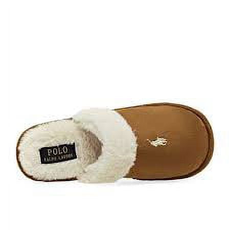 Brown Polo Ralph Lauren Slippers, size 8 POLO Ralph Lauren Brown Faux Fur Moccasin Slippers, Size 8  main image 4