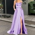 thumbnail image 2 of Women'S Long Slim Tube Top Dress Bridesmaid Dress Bestie Fashion Bridesmaid Group Evening Dress, 2 of 2